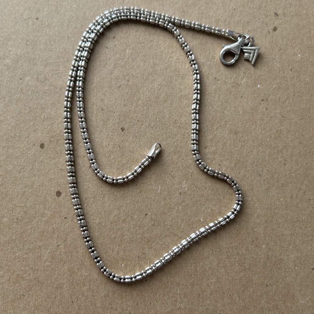 Silpada Sterling Silver Dot Dash 18" Necklace N2079